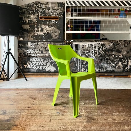 USED PLASTICS GARDENING ARMCHAIR
