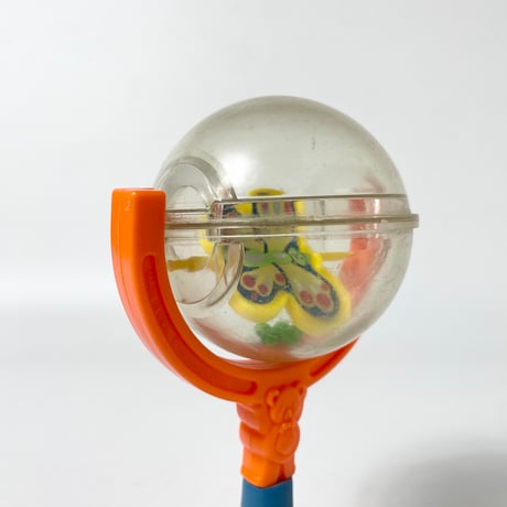 USED 80'S "FISHER PRICE" BUTTERFLY RATTLE