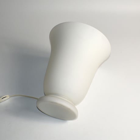 USED GLASS TABLE LAMP
