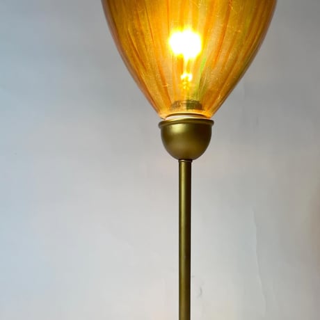USED AMBER COLOR FLOOR LAMP