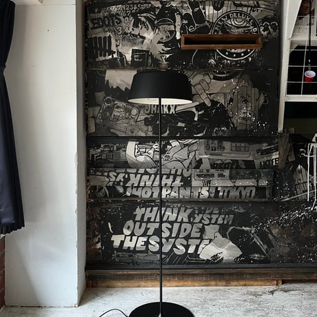 JAPAN USED "PANASONIC" METAL FLOOR LAMP
