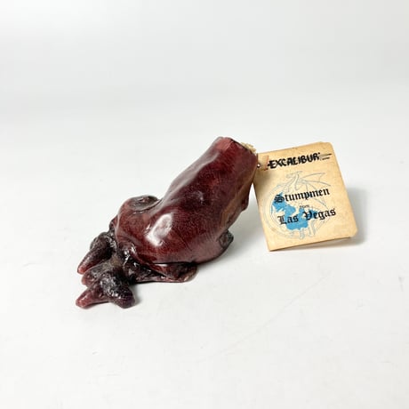 USED "STUMPMEN" DESIGNED CANDLE