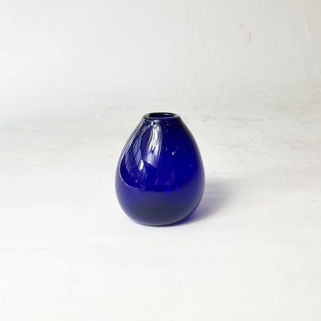 USED DROP GLASS FLOWER VASE