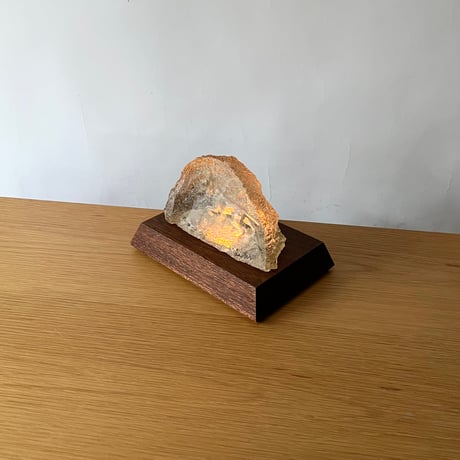 USED 80’S ACRYL & WOODEN TABLE LAMP
