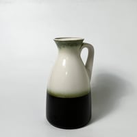VINTAGE “FAT LAVA” CERAMIC FLOWER VASE