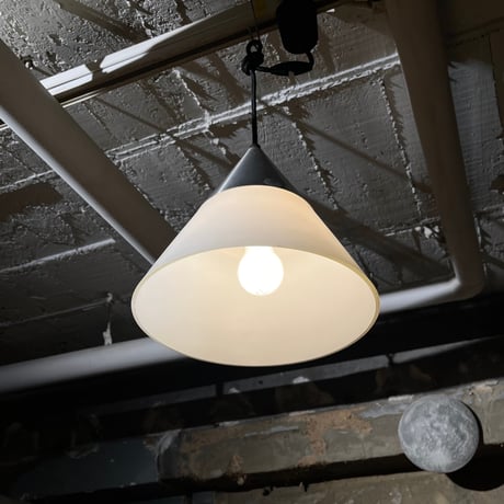 JAPAN USED GLASS SHADE PENDANT LAMP