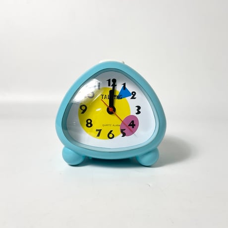 USED PLASTICS STAND CLOCK