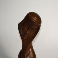 USED / MARIA HEAD BUST WOODEN STATUE