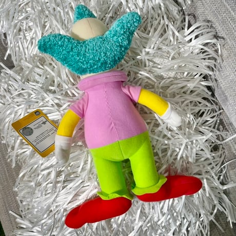 NOS "THE SIMPSONS" KRUSTY THE CLOWN STUFFED TOY