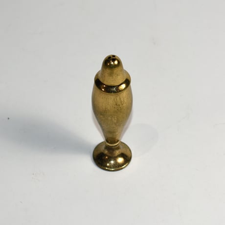 VINTAGE DIRILYTE BRASS SALT & PAPER SHAKERS