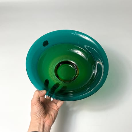 USED "BOHEMIA" GLASS BOWL
