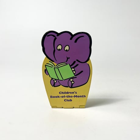USED 90'S "CHILDREN'S BOOK-OF-THE-MONTH CLUB" METAL BOOKEND
