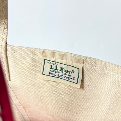USED 80'S "L.L.BEAN" CANVAS TOTE