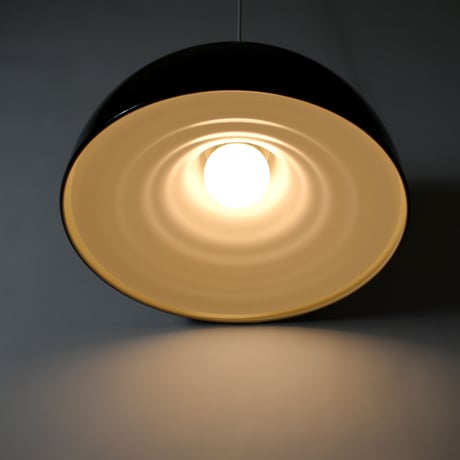 JAPAN USED IRON SHADE PENDANT LAMP