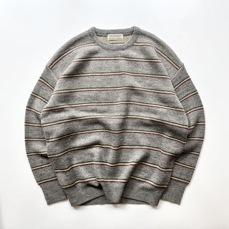 COMFORTABLE REASON  “Pinstripe Rasta Sweater”
