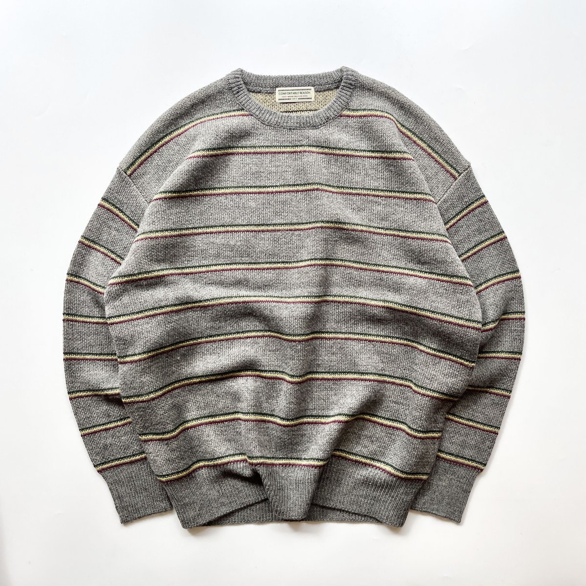 トップス COMFORTABLE REASON Stripe Rasta Sweater COMFORTABLE REASON Stripe Rasta Sweater - メルカリ