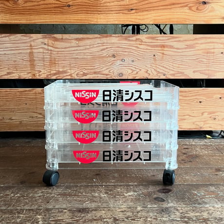 USED "NISSIN CISCO" PLASTICS CARRY SHELF