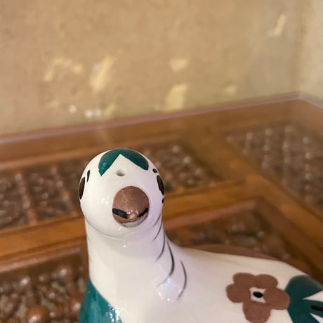 USED CERAMIC BIRD SCULPTURE