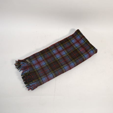 USED "KILLARNEY" PLAID WOOL BLANKET