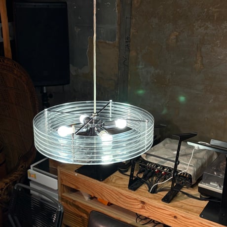 USED ACRYLIC SHADE PENDANT LAMP