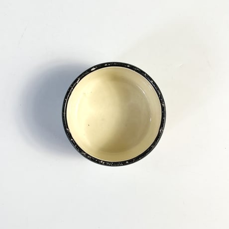 USED FLOWER PAINTED CERAMIC DISH