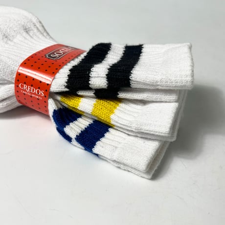 NEW "CREDOS" 3PACK CREW SOCKS