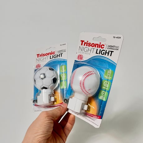 NEW “TRISONIC / NIGHT LIGHT” BEDSIDE LAMP