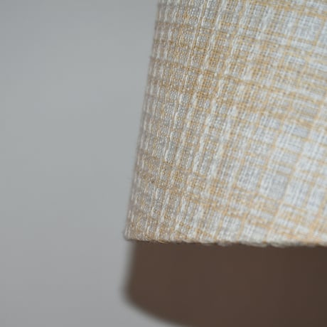 USED FABRIC SHADE PENDANT LAMP