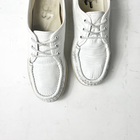 USED “SAS” LEATHER MOCCASIN SHOES