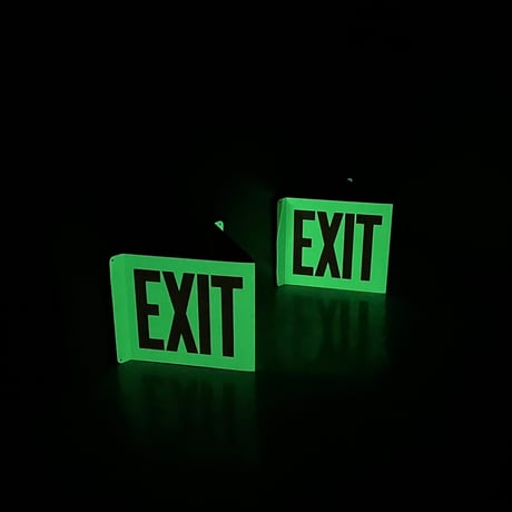 USED GLOW EXIT SIGN