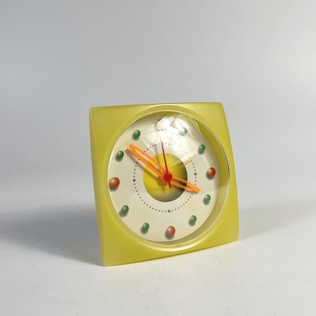 USED PLASTIC ALARM CLOCK
