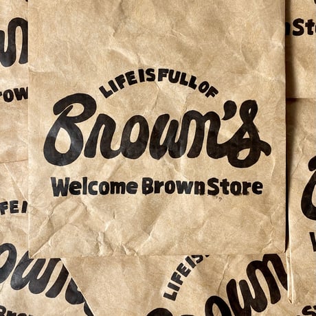 BROWN STORE ORIGINAL TYVEK BAG