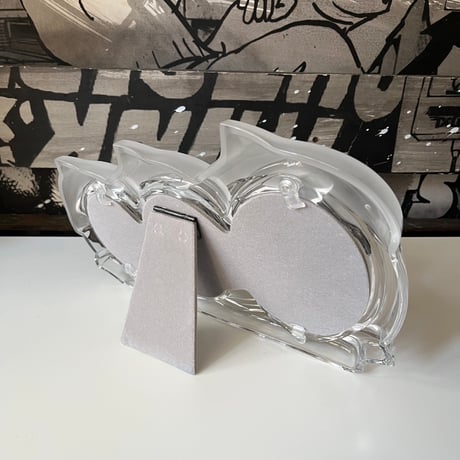 USED "HOYA" CRYSTAL PHOTO FRAME