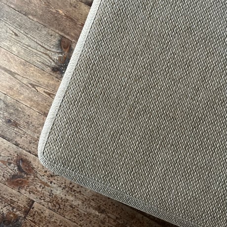 USED “BOCONCEPT” FABRIC SQUARE STOOL