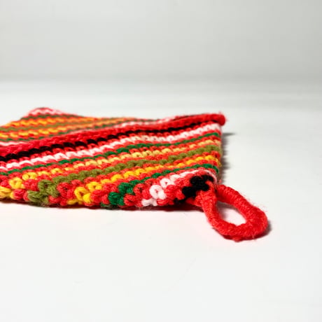 USED HANDMADE CROCHET POT MAT