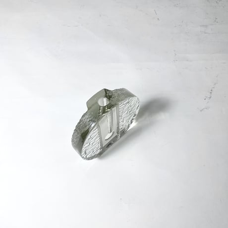 VINTAGE 60-70'S "WALTHER GLAS" ICE ART GLASS VASE