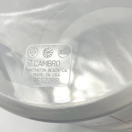 NEW "CAMBRO" FOOD CONTAINER