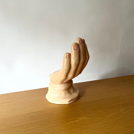VINTAGE CERAMIC HAND SCULPTURE
