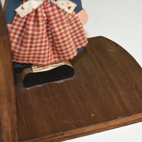 USED HANDMADE WOODEN BOOKENDS