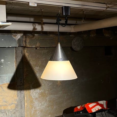 JAPAN USED GLASS SHADE PENDANT LAMP
