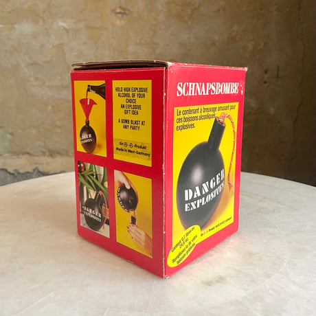 NEW BOMB SHAPED GLASS ALCOHOL CONTAINER