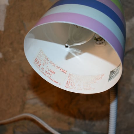 PASTEL COLOR TABLE LAMP