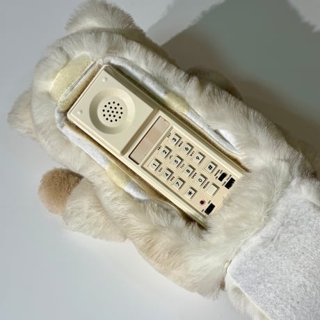 USED 80’S "TELECONCEPTS / PLUSH TEDDY BEAR PHONE”