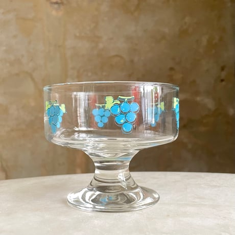 JAPAN NEW “SASAKI GLASS” FRUIT GLASS