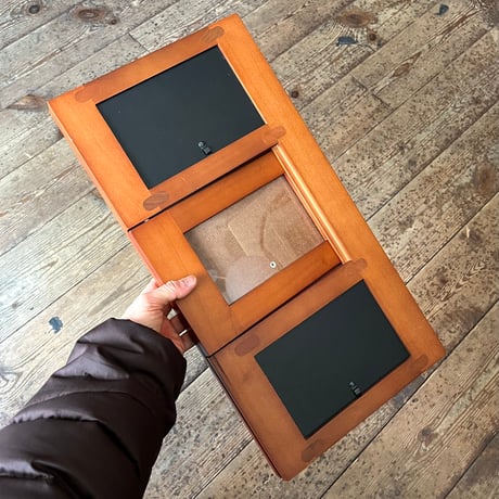 USED WOODEN PHOTO FRAME