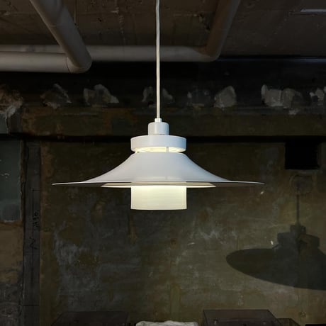 USED SCANDINAVIAN DESIGN METAL SHADE PENDANT LAMP