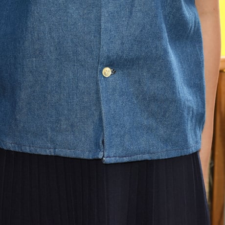 USED DENIM S/S SHIRT
