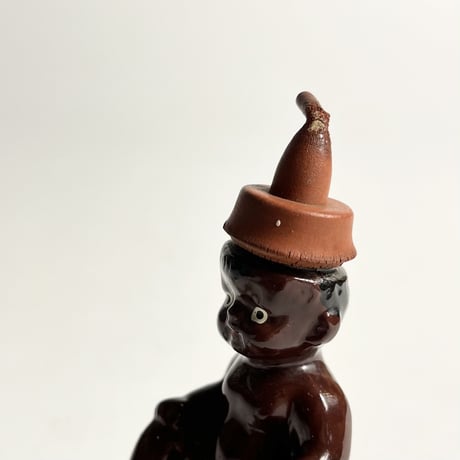 VINTAGE / BLACK AMERICANA BABY CERAMIC ASHTRY