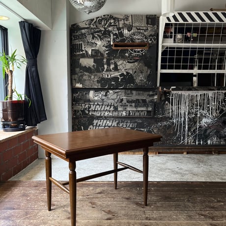 JAPAN USED WOODEN SIDE TABLE
