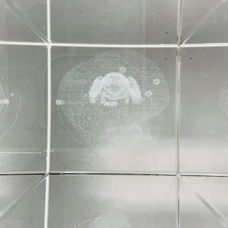 USED CRYSTAL PAPERWEIGHT